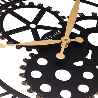 Roman Wall Clock - 50cm - Silent - Large - Metal - "Birmingham" Wall clock NeXtime Clocks