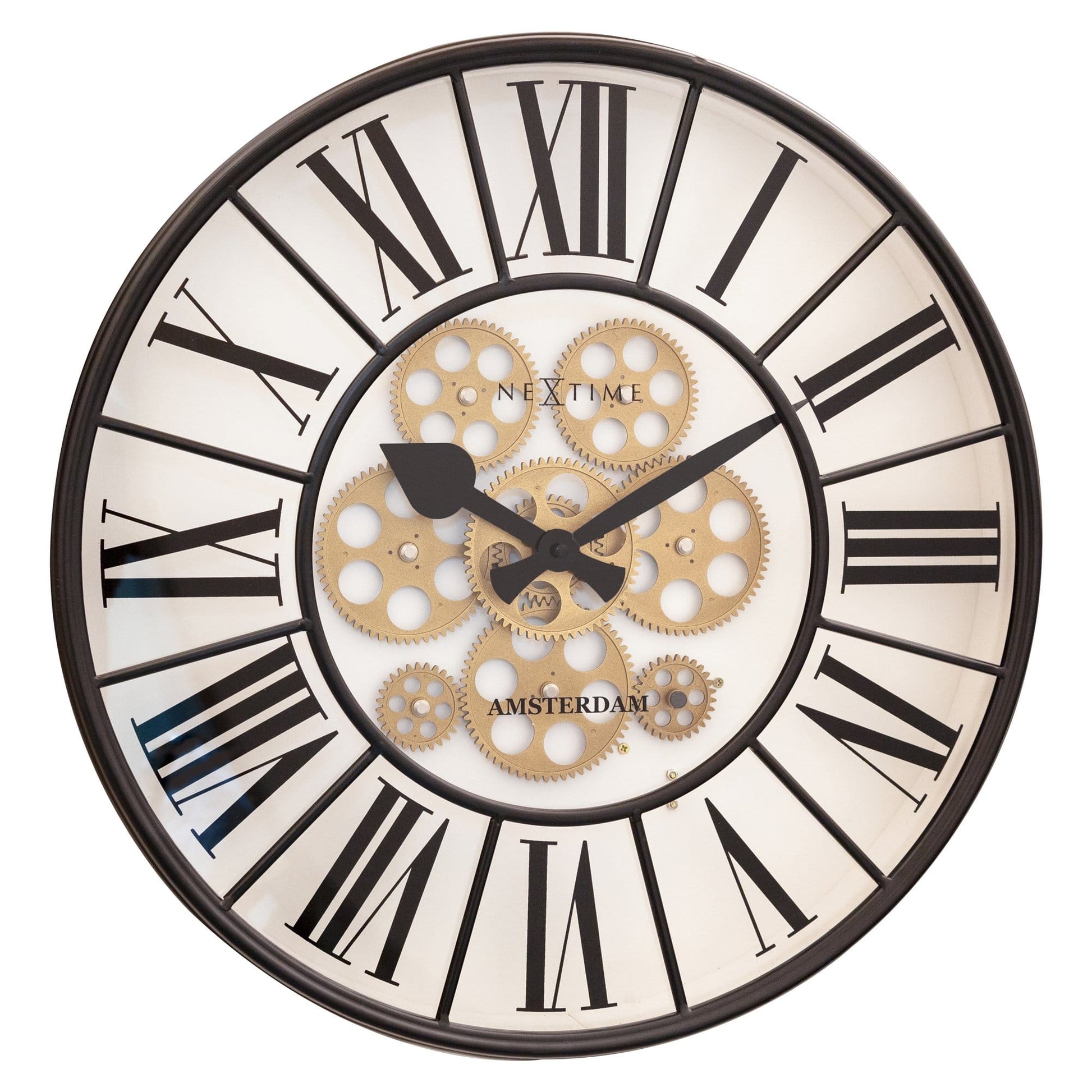 Moving Gear Clock - Large Wall Clock - 50cm - "William" Wall clock NeXtime Clocks