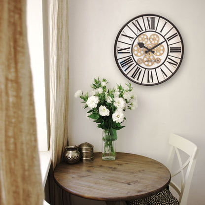 Moving Gear Clock - Large Wall Clock - 50cm - "William" Wall clock NeXtime Clocks