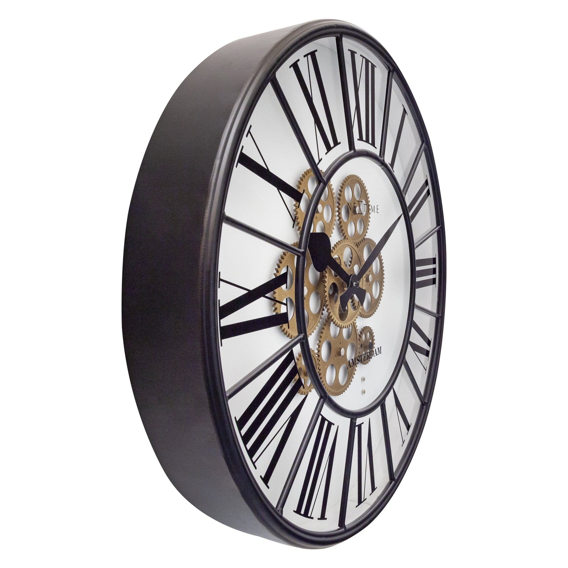 Moving Gear Clock - Large Wall Clock - 50cm - "William" Wall clock NeXtime Clocks