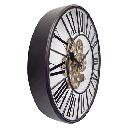 Moving Gear Clock - Large Wall Clock - 50cm - "William" Wall clock NeXtime Clocks