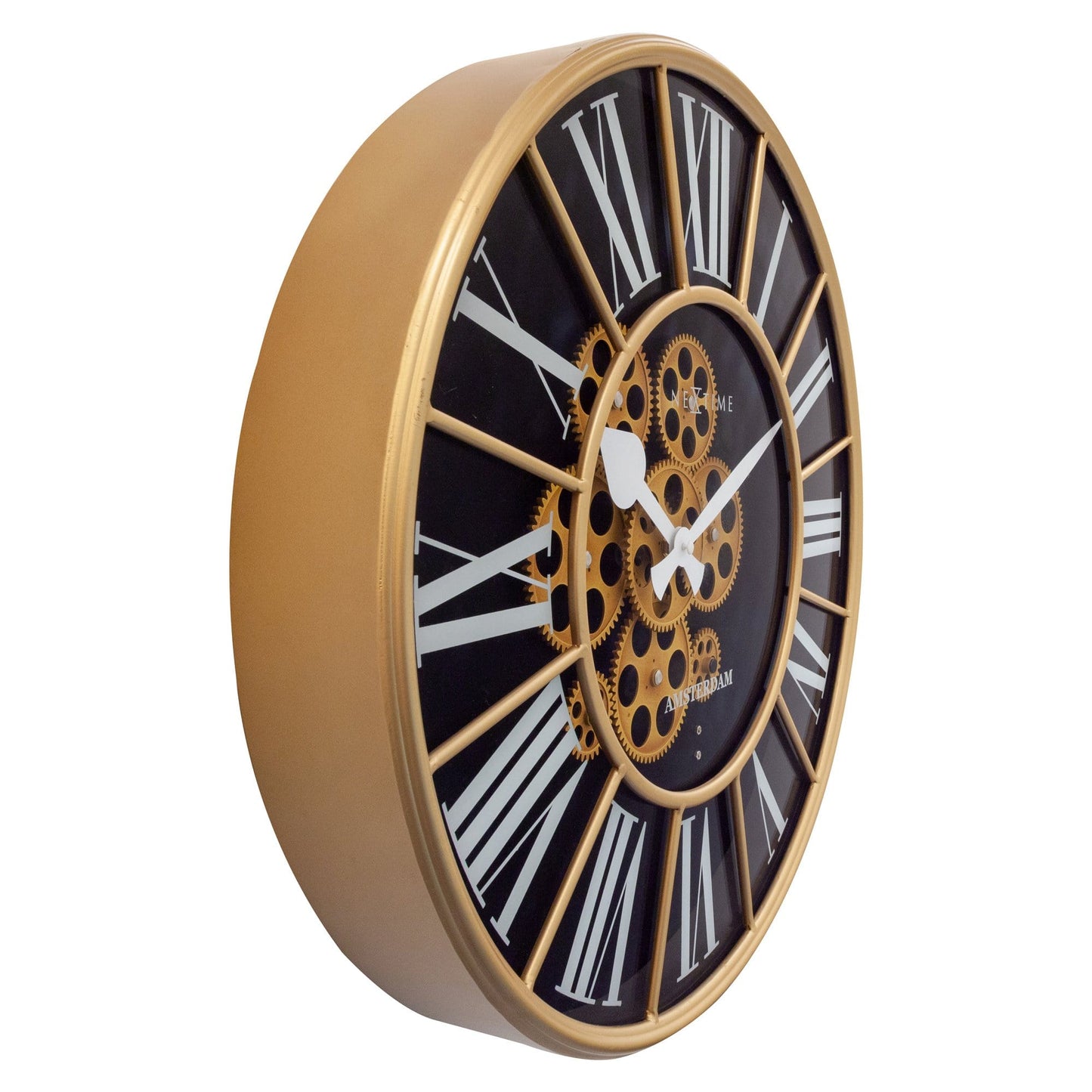 Moving Gear clock - Large Wall Clock - 50cm - "William" Wall clock NeXtime Clocks