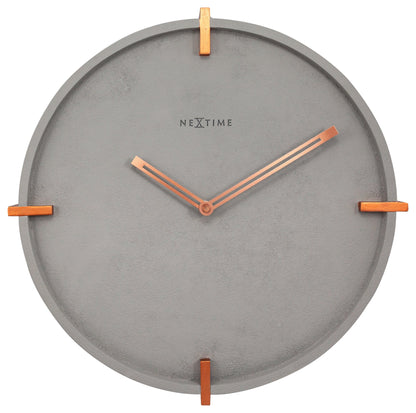 Wall clock - 32 cm - Concrete - 'Mohawk Wall' Wall clock NeXtime Clocks