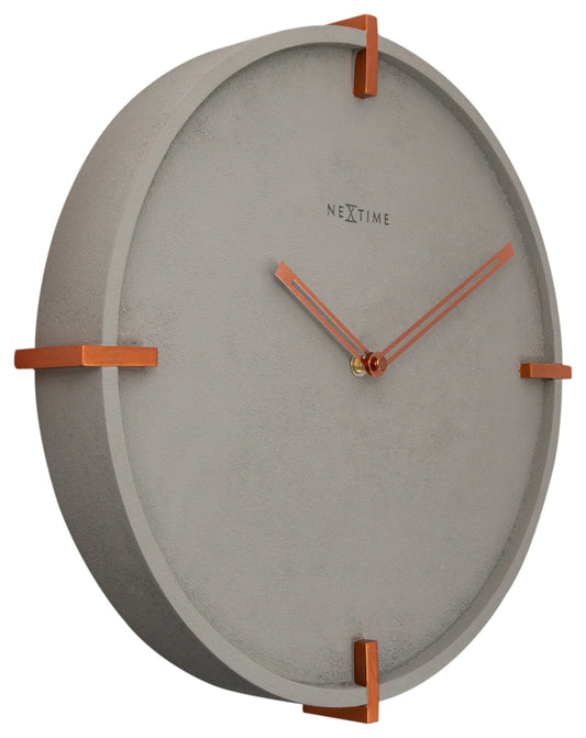 Wall clock - 32 cm - Concrete - 'Mohawk Wall' Wall clock NeXtime Clocks