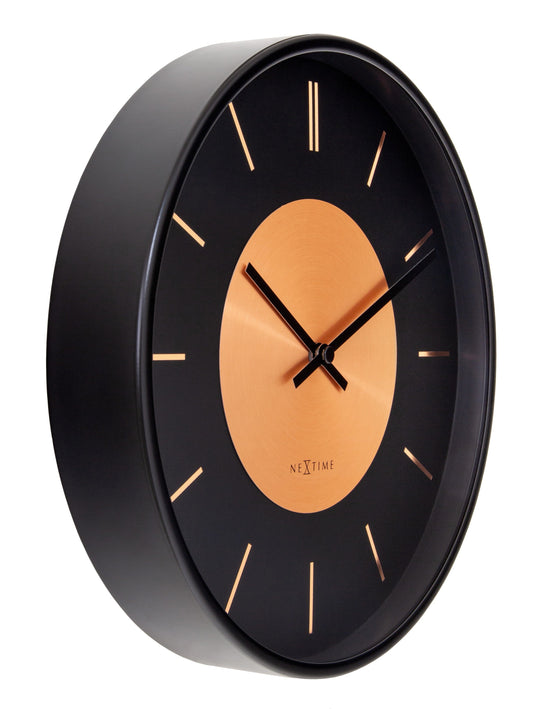 Wall Clock 25cm-Silent-Metal-NeXtime 'Retro II' Wall clock NeXtime Clocks
