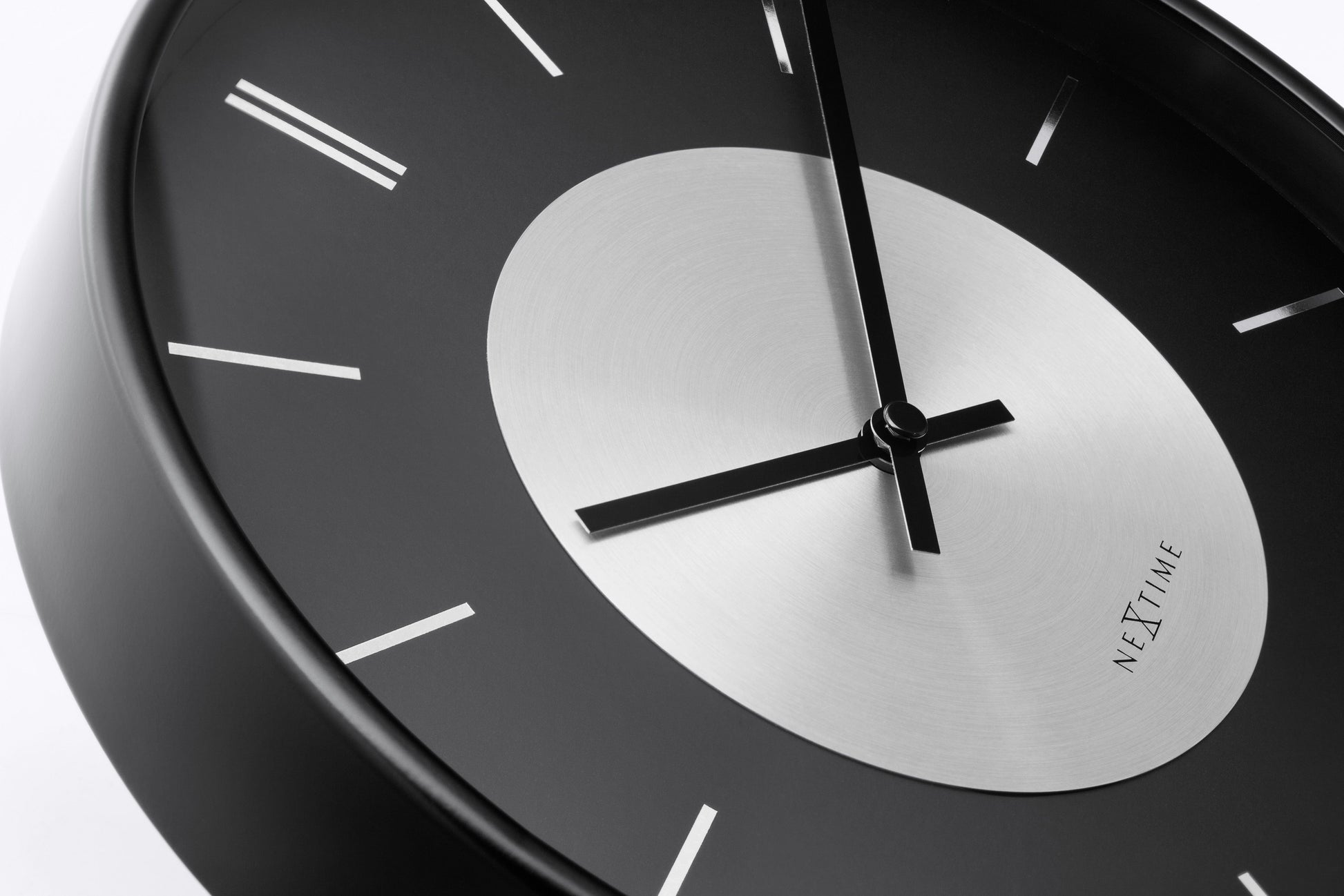 Wall Clock 25cm-Silent-Metal-NeXtime 'Retro II' Wall clock NeXtime Clocks