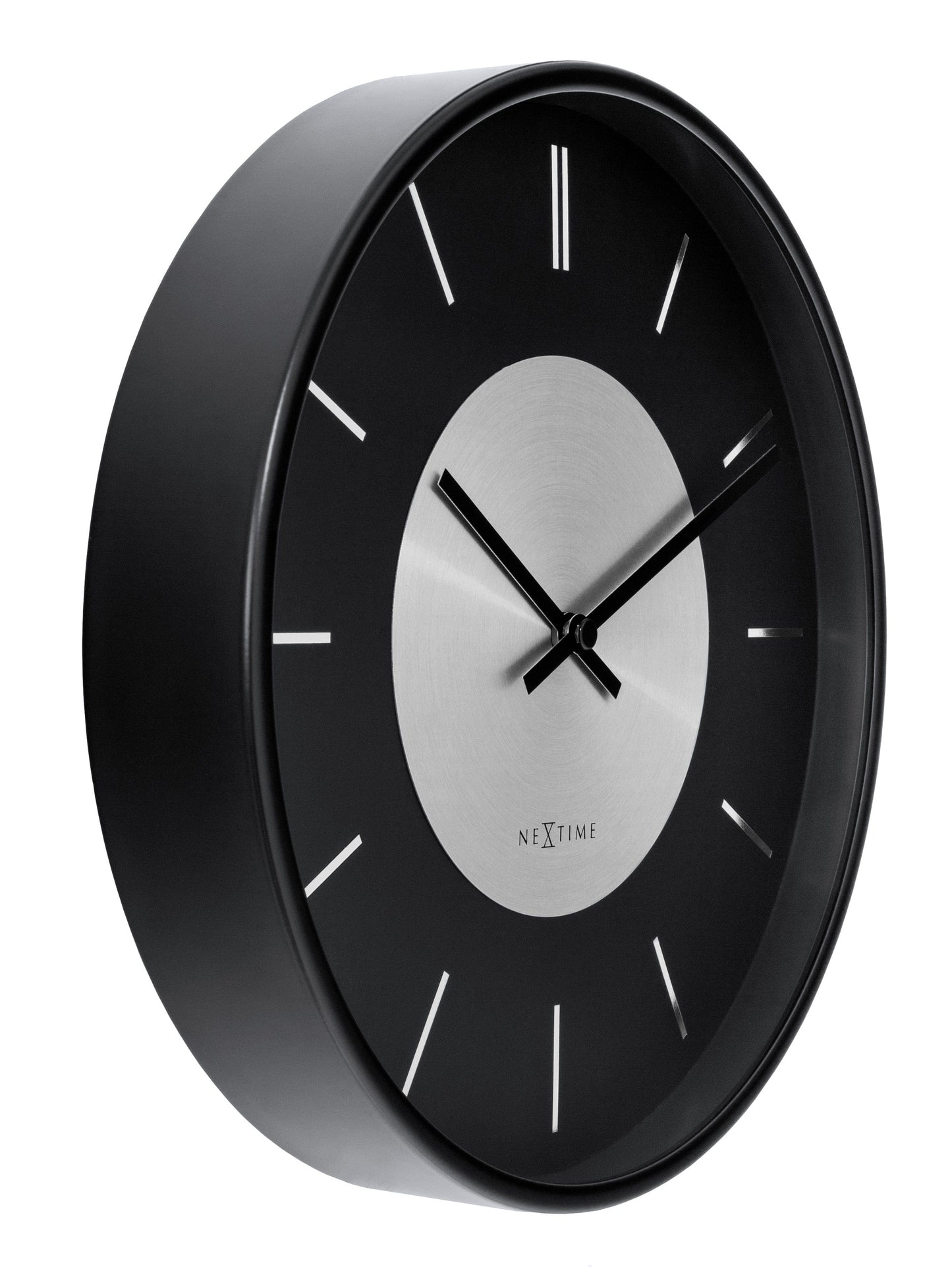 Wall Clock 25cm-Silent-Metal-NeXtime 'Retro II' Wall clock NeXtime Clocks