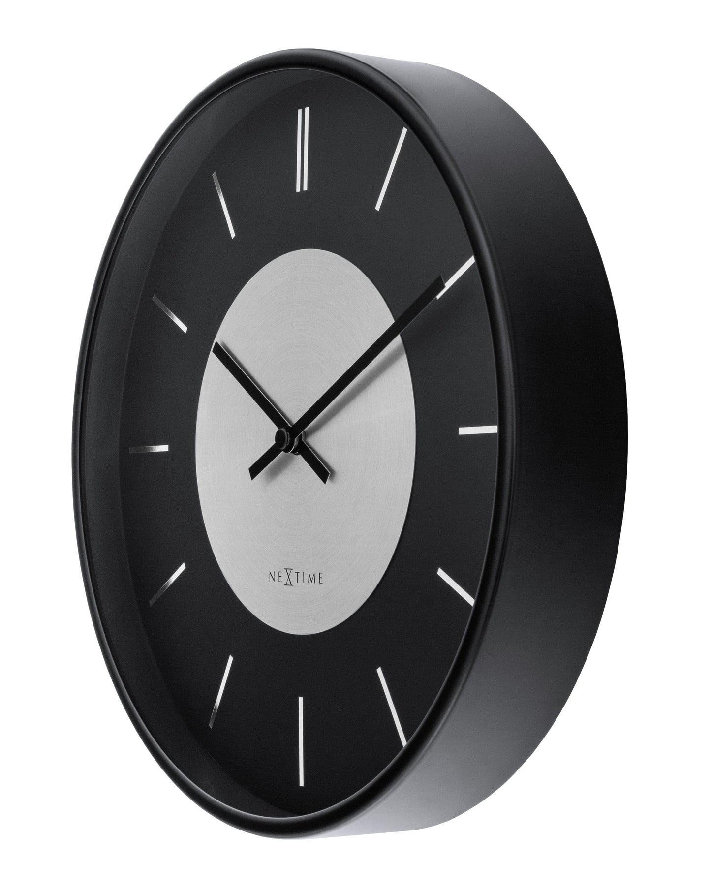 Wall Clock 25cm-Silent-Metal-NeXtime 'Retro II' Wall clock NeXtime Clocks