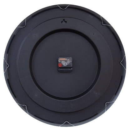 Large Wall Clock 48cm-Silent-Aluminium-NeXtime 'Marble Duo' Wall clock NeXtime Clocks