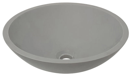 Valerie waskom rond 43 x 13 cm solid surface betonlook Wastafels -> Waskommen Sanitairluxe