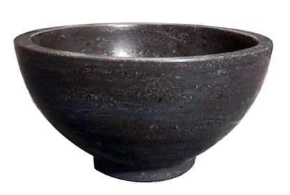 Raw waskom rond 20x11 cm hardsteen gezoet Wastafels -> Waskommen Sanitairluxe