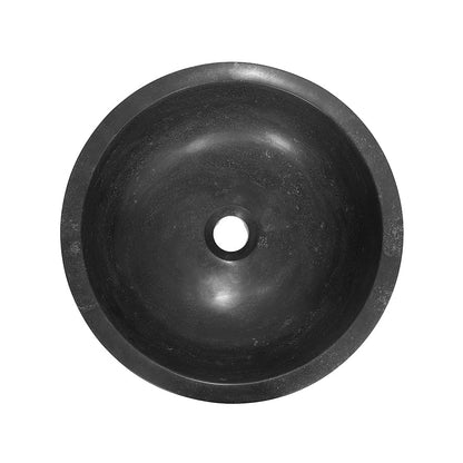 Raw waskom rond 40x12 cm hardsteen gezoet Wastafels -> Waskommen Sanitairluxe