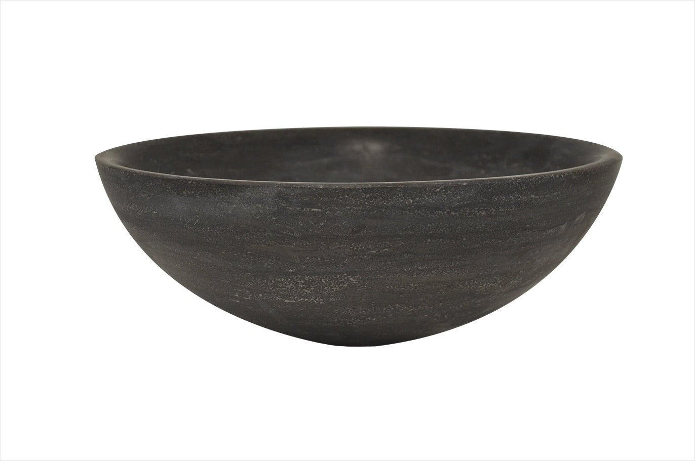 Raw waskom rond 40x14 cm hardsteen gezoet Wastafels -> Waskommen Sanitairluxe