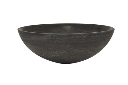 Raw waskom rond 40x14 cm hardsteen gezoet Wastafels -> Waskommen Sanitairluxe
