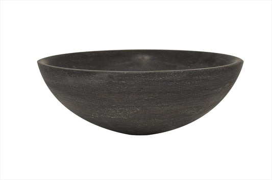 Raw waskom rond 40x14 cm hardsteen gezoet Wastafels -> Waskommen Sanitairluxe