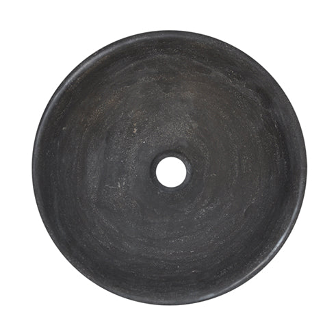 Raw waskom rond 40x14 cm hardsteen gezoet Wastafels -> Waskommen Sanitairluxe