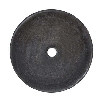 Raw waskom rond 40x14 cm hardsteen gezoet Wastafels -> Waskommen Sanitairluxe