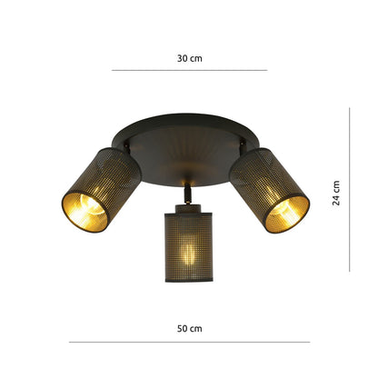 Droppery BRONX 3 PREMIUM ZWART - Home & Garden > Lighting > Lamps