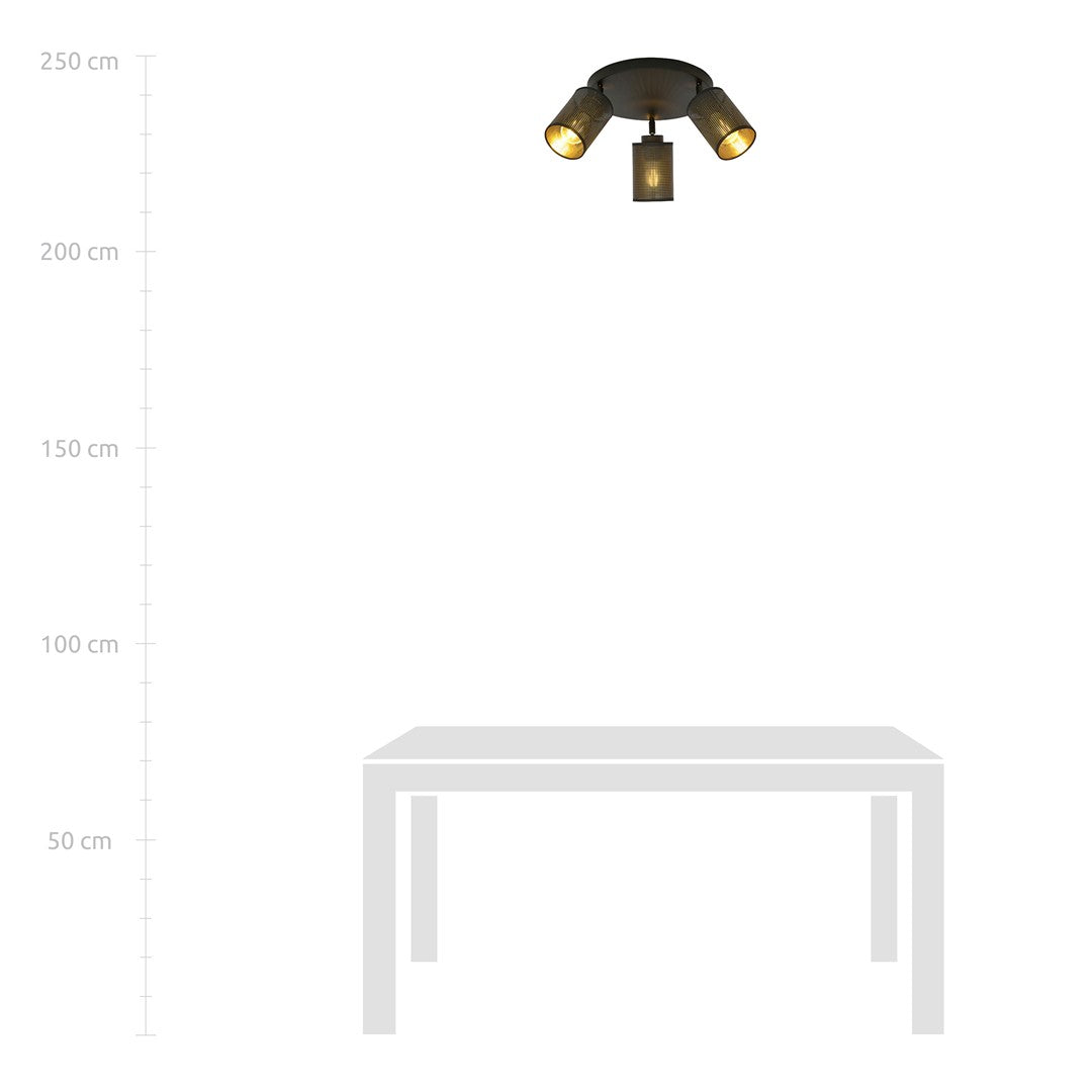 Droppery BRONX 3 PREMIUM ZWART - Home & Garden > Lighting > Lamps