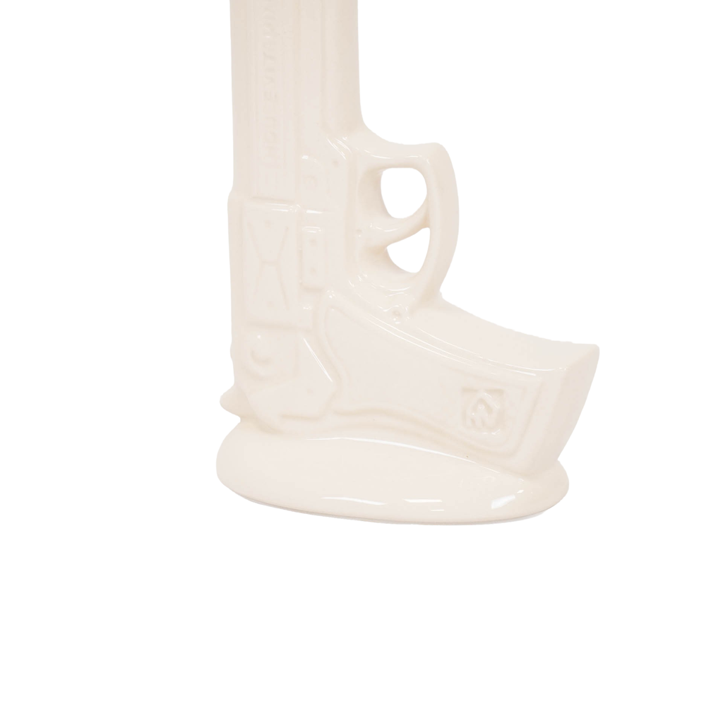 Housevitamin Vaas - Geweer - Keramiek - Wit - 15x9x23cm - Home & Garden > Decor > Vases