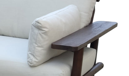 Droppery Laruna Lounge Hoek Set - 2 stuks - Hout Acacia Vintage Donker Teak Look -