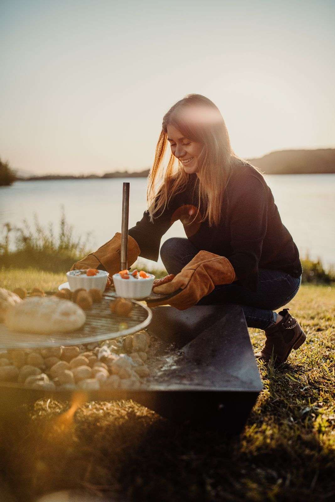 HÃ¶fats Drievoudige Vuurschaal 90 -