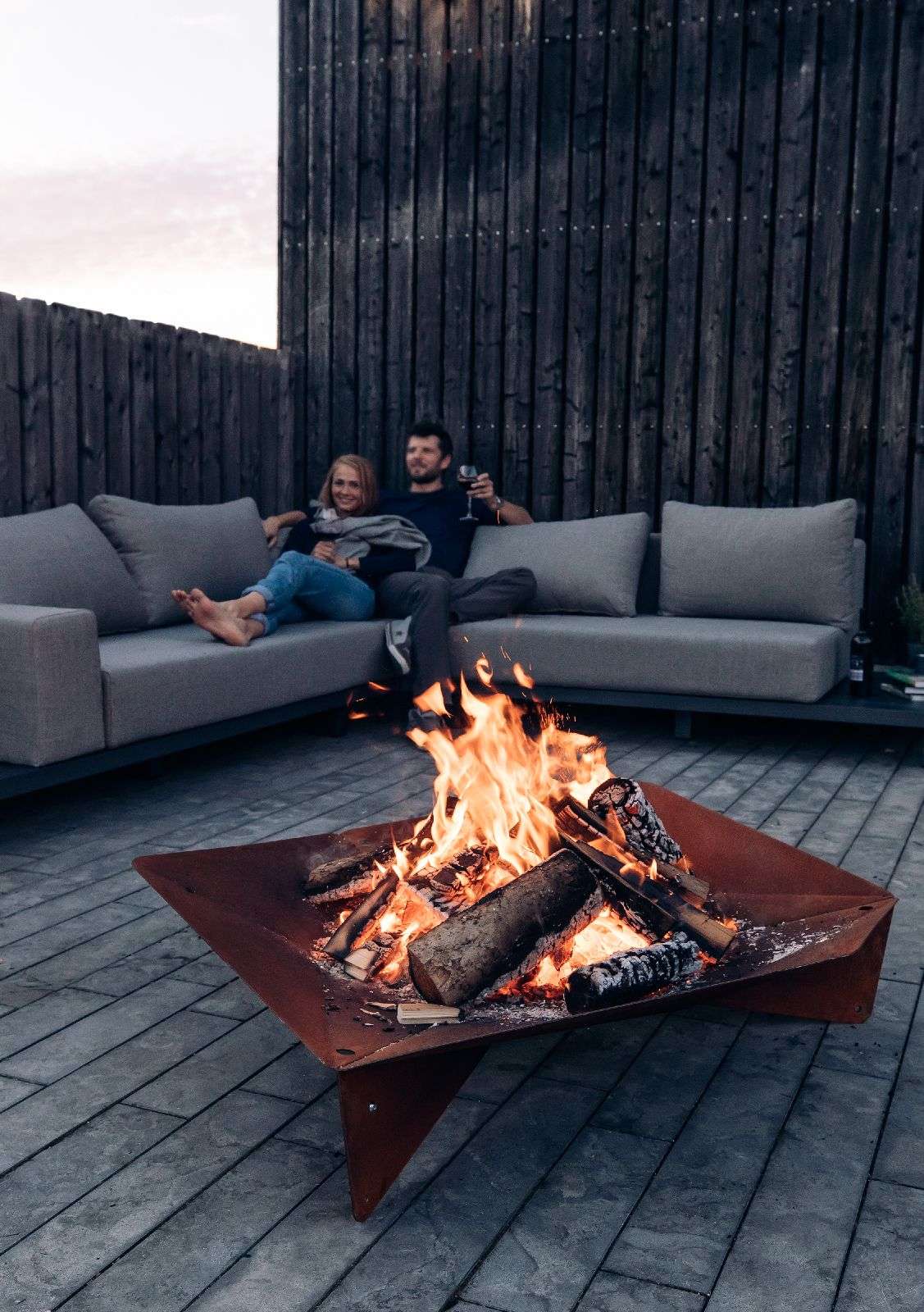 HÃ¶fats Drievoudige Vuurschaal 120 -