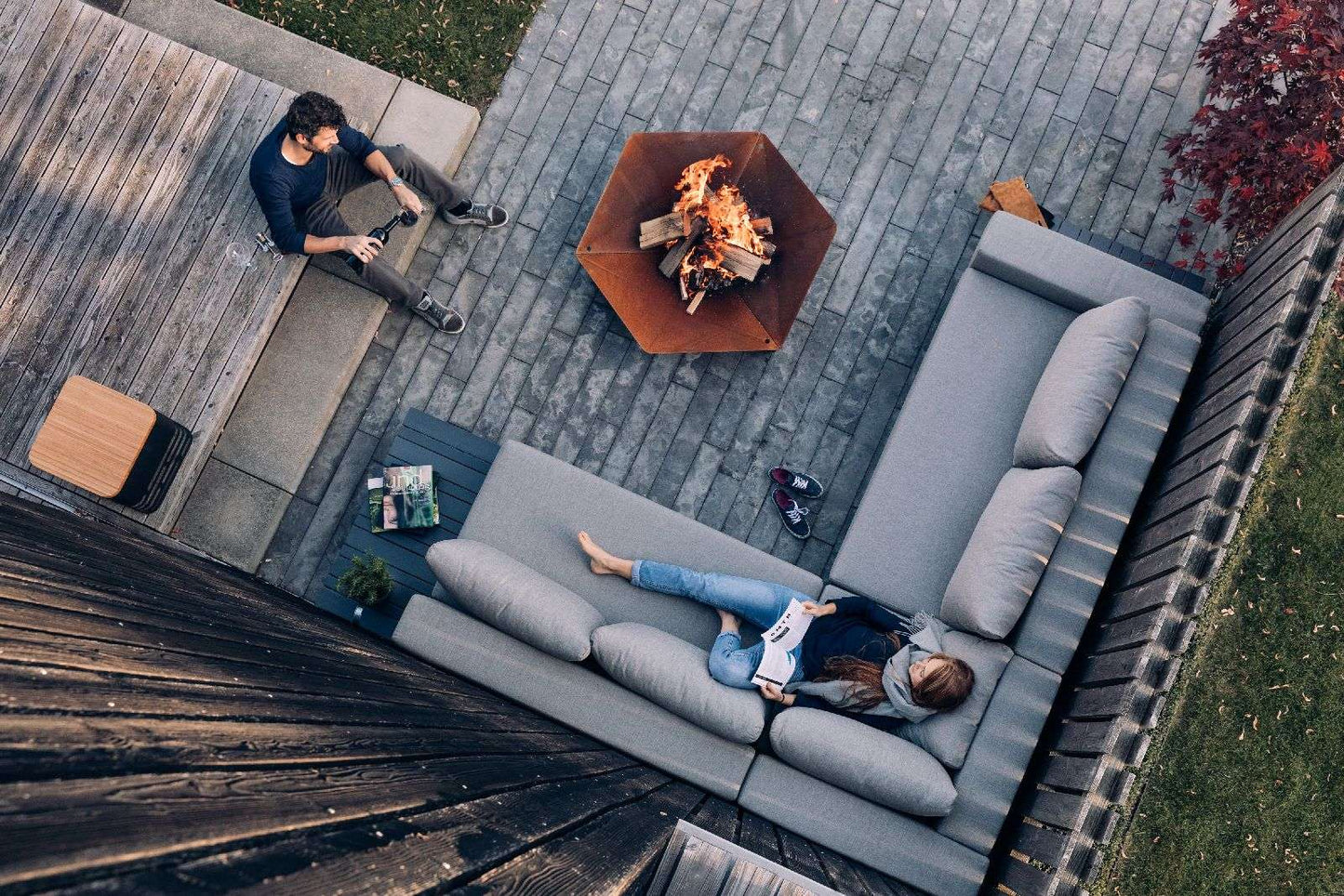 HÃ¶fats Drievoudige Vuurschaal 120 -