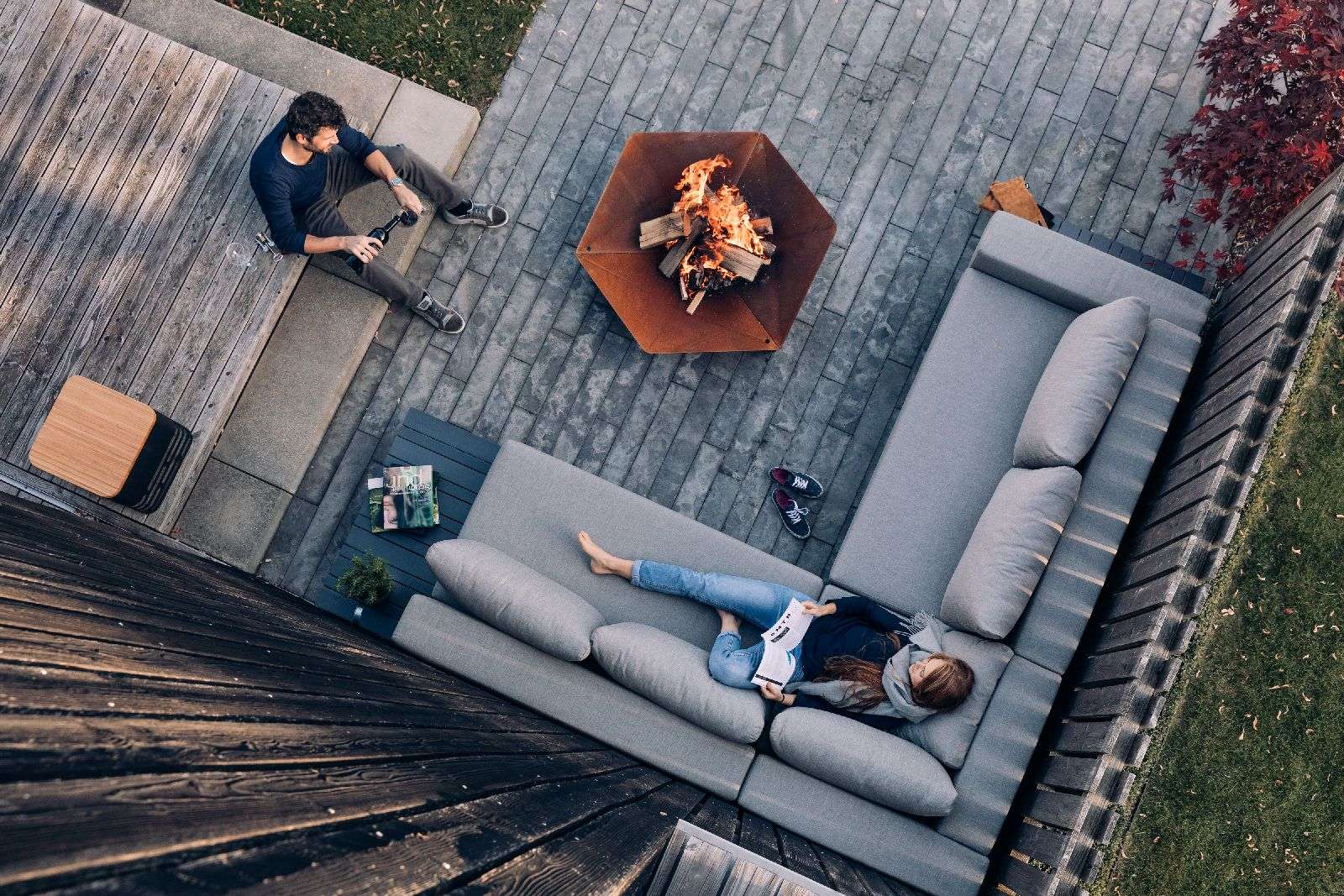 HÃ¶fats Drievoudige Vuurschaal 120 -