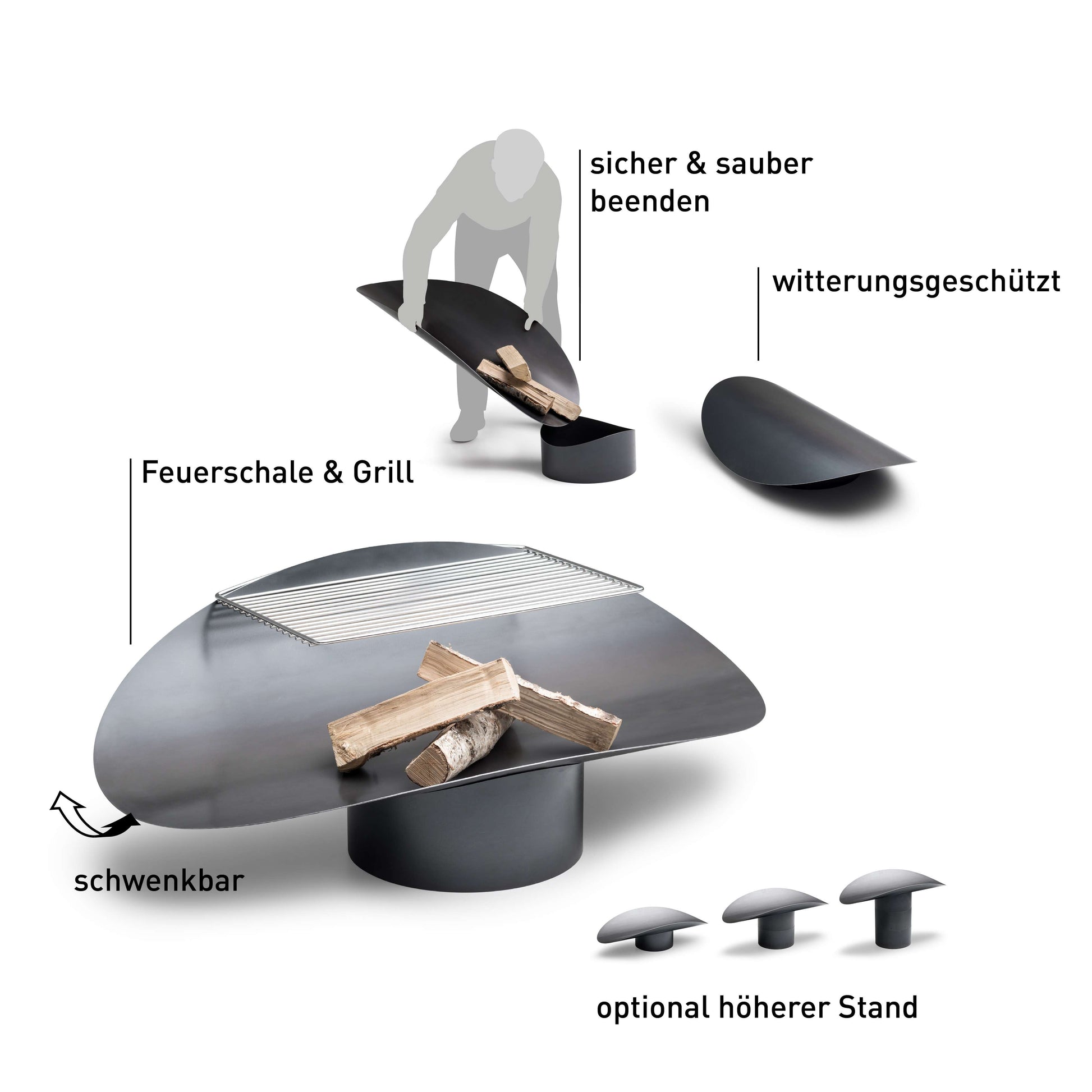 HÃ¶fats Ellipse Vuurschaal -