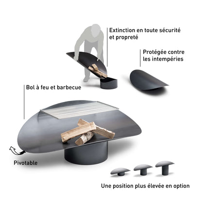 HÃ¶fats Ellipse Vuurschaal -