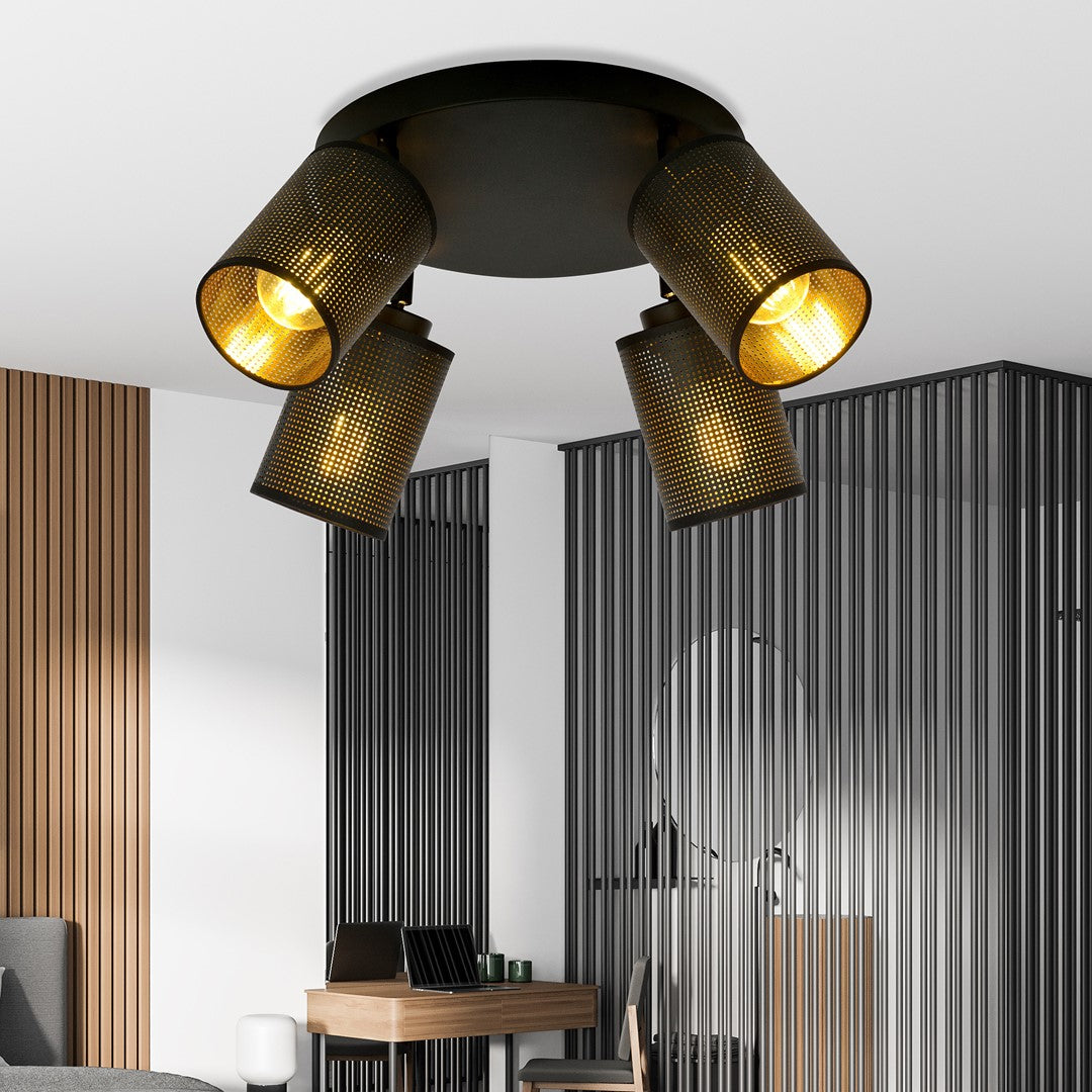 Droppery BRONX 4 PREMIUM ZWART - Home & Garden > Lighting > Lamps