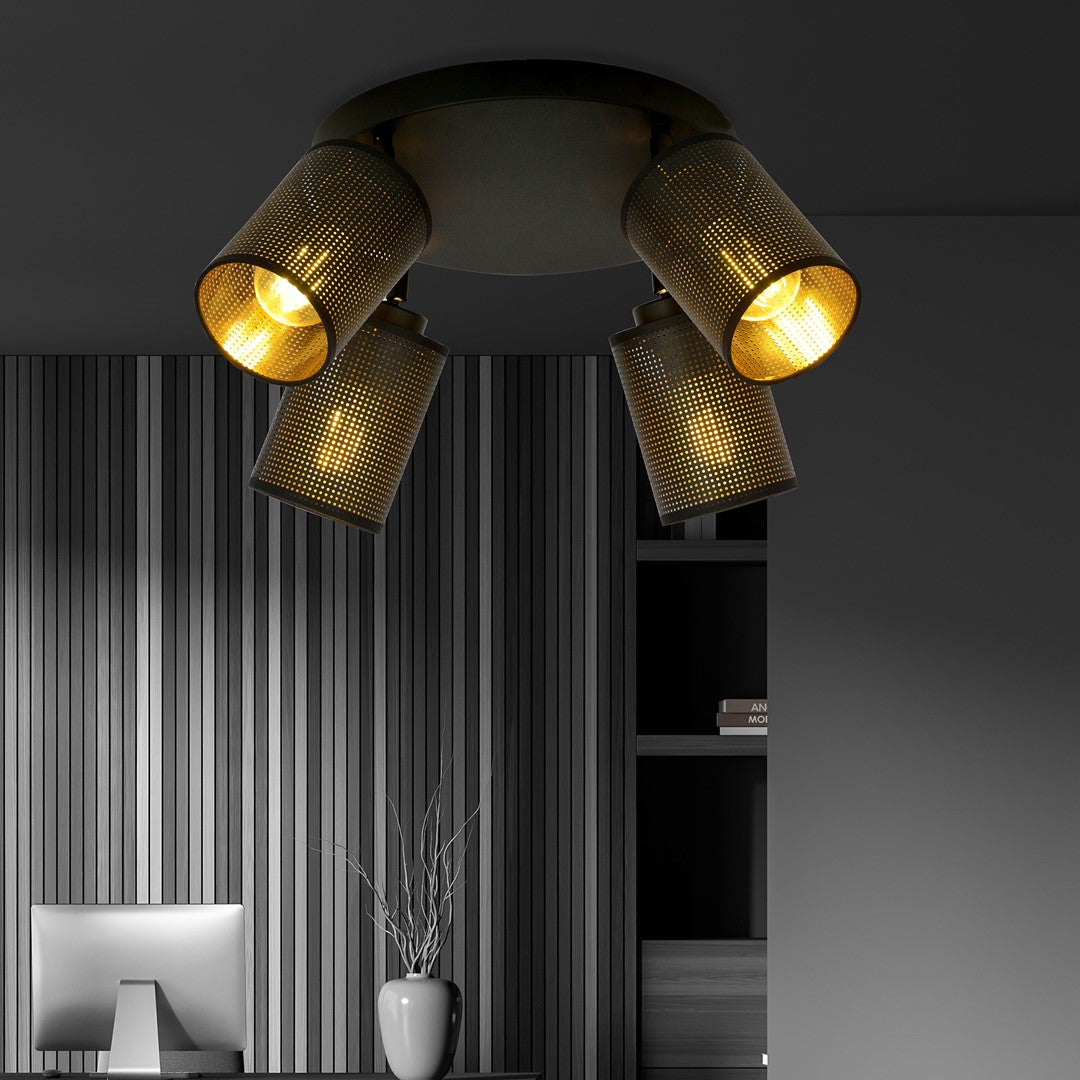 Droppery BRONX 4 PREMIUM ZWART - Home & Garden > Lighting > Lamps