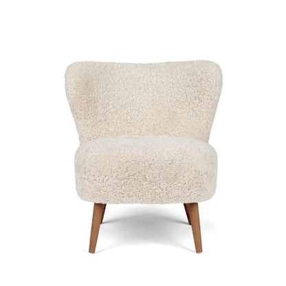 Sheepskin Lounge Chair with Short Hair Wool