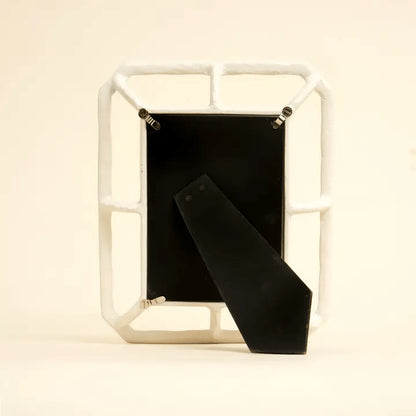 Moderne mesh 5x7-fotolijst – stijlvolle bureau- en plankdecoratie