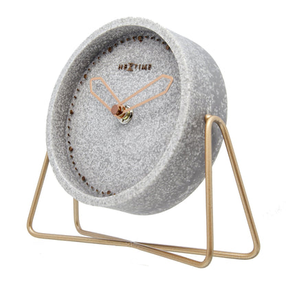 Table clock - 17.5 x 15.5 x 5 cm - Polyresin Table clock NeXtime Clocks