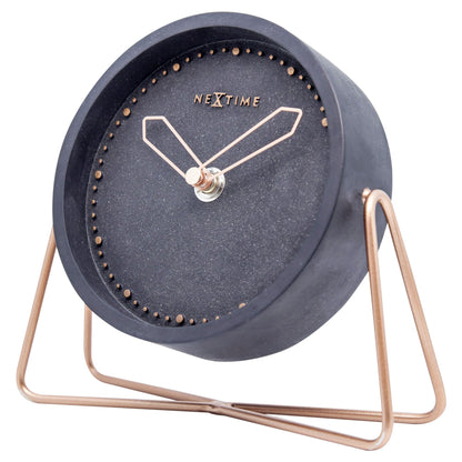 Table clock - 17.5 x 15.5 x 5 cm - Polyresin Table clock NeXtime Clocks