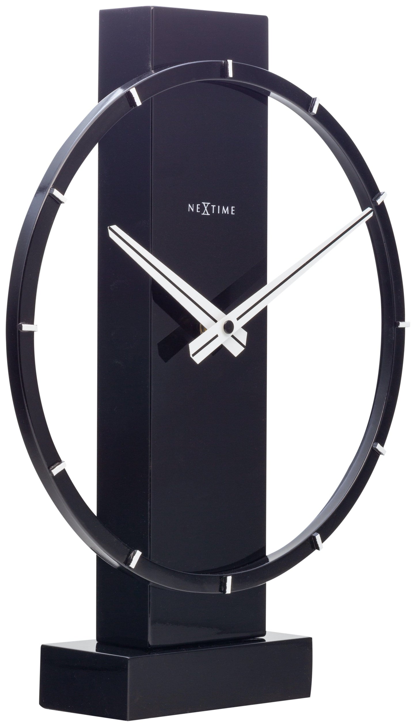 Table / Wall clock - 34 x 27 cm - Wood/Steel - 'Carl Small' Table/ Wall clock NeXtime Clocks