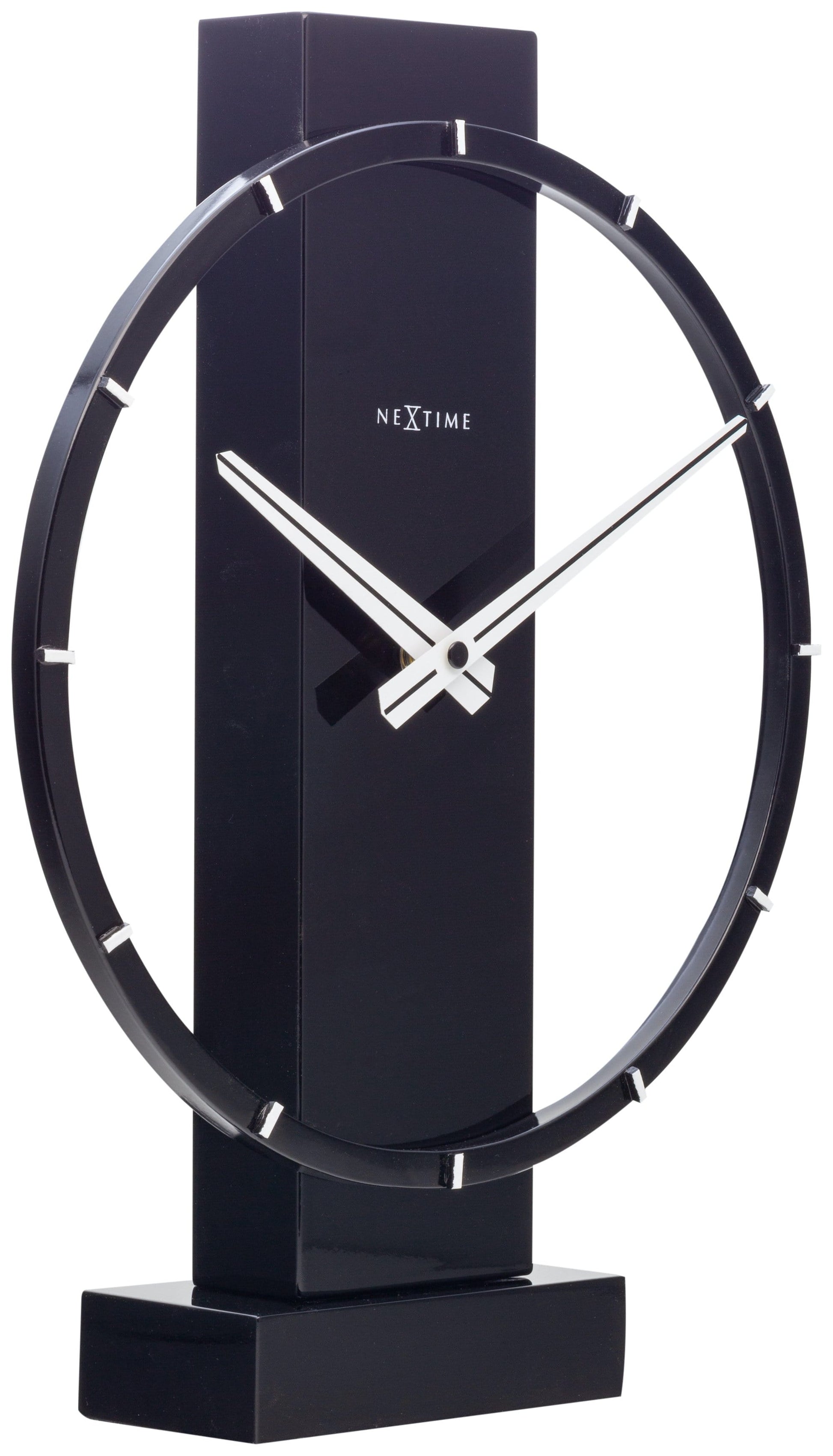 Table / Wall clock - 34 x 27 cm - Wood/Steel - 'Carl Small' Table/ Wall clock NeXtime Clocks
