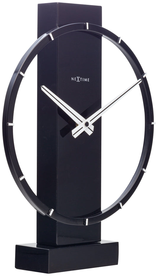 Table / Wall clock - 34 x 27 cm - Wood/Steel - 'Carl Small' Table/ Wall clock NeXtime Clocks