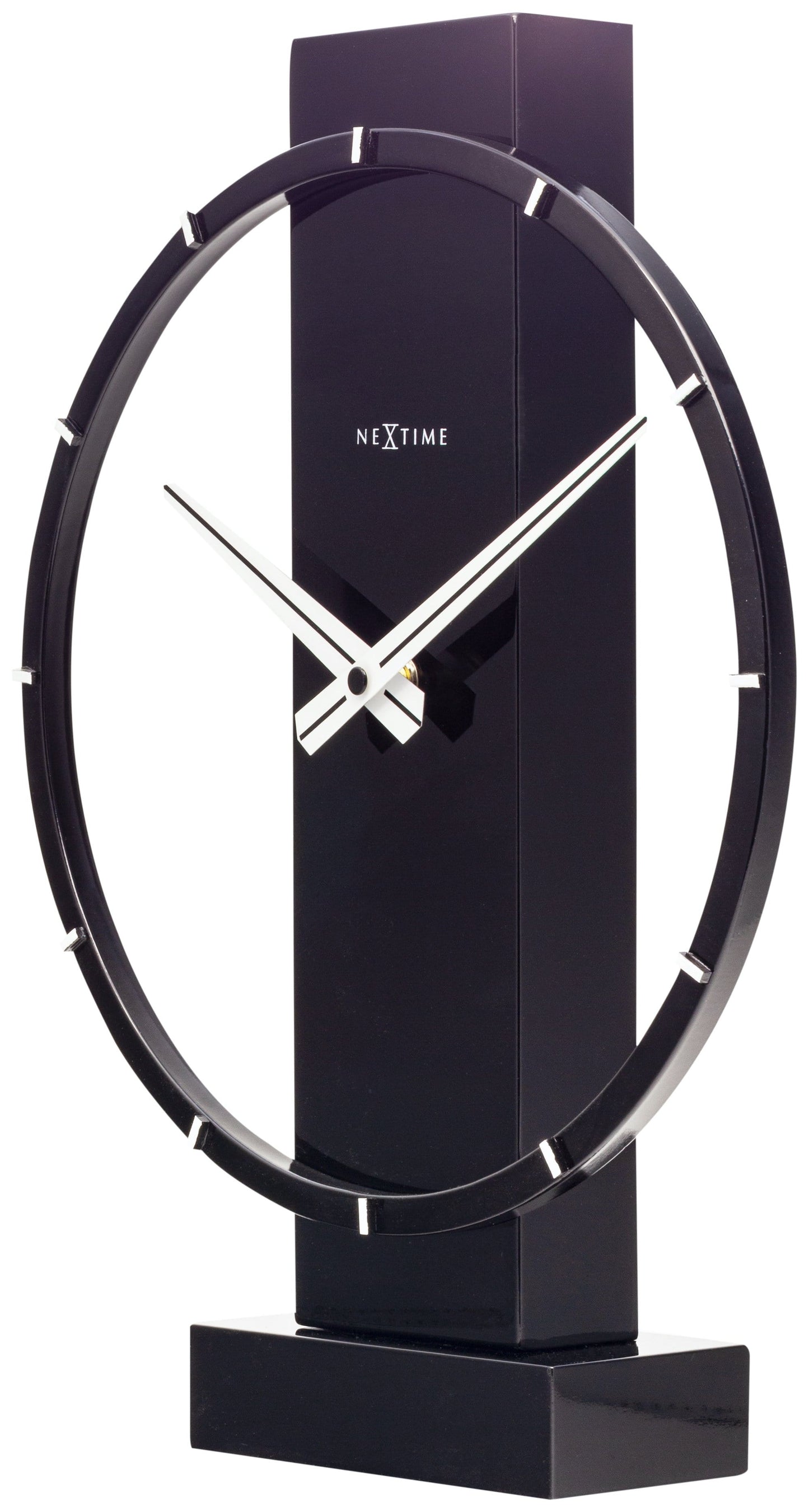 Table / Wall clock - 34 x 27 cm - Wood/Steel - 'Carl Small' Table/ Wall clock NeXtime Clocks
