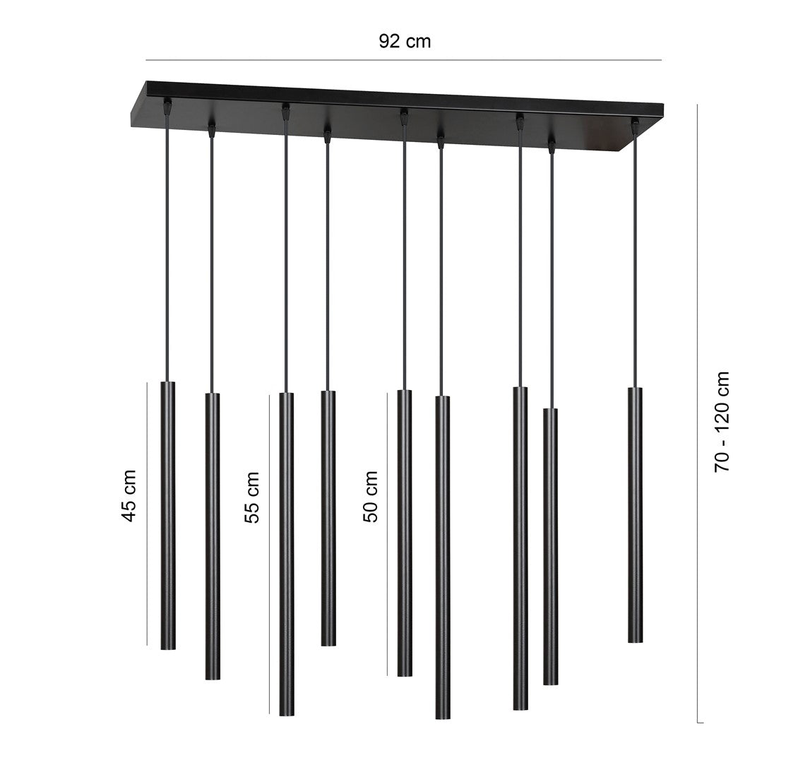 Droppery SELTER 9 ZWART - Home & Garden > Lighting