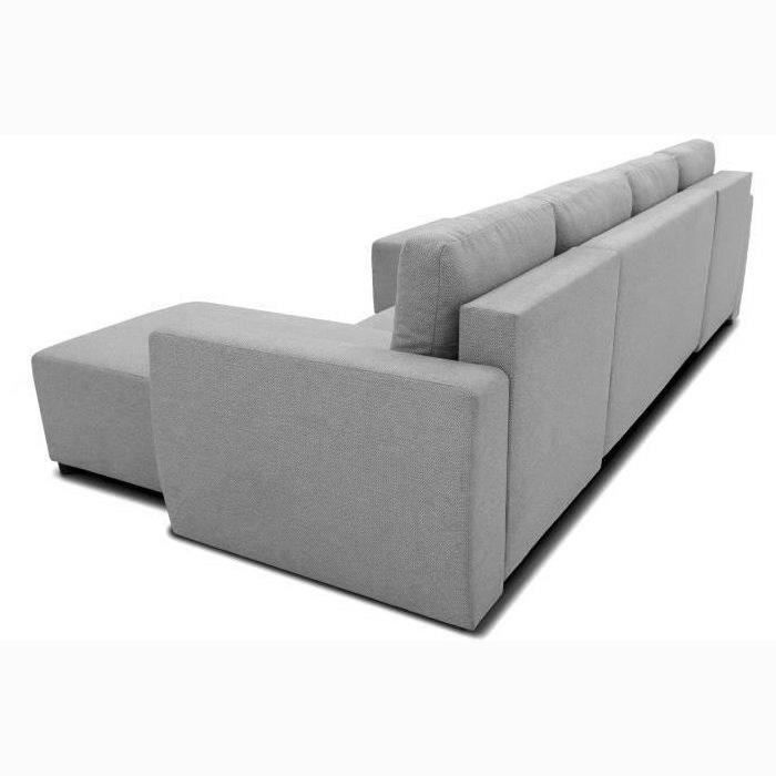 CASAPY PHARELL 5/6-zits panoramische converteerbare hoekbank - Muisstof - Opbergdoos - L297 x D155 x H71/85 cm - Furniture > Benches