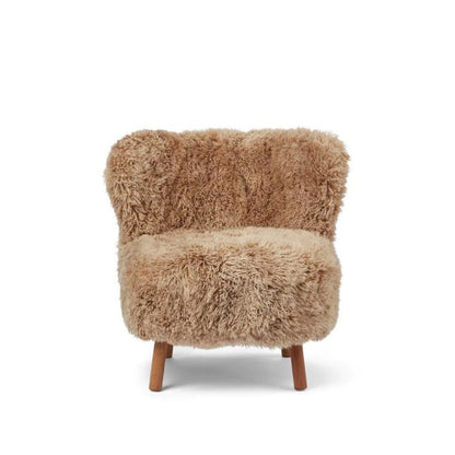 Sheepskin Lounge Chair with Long Hair Wool