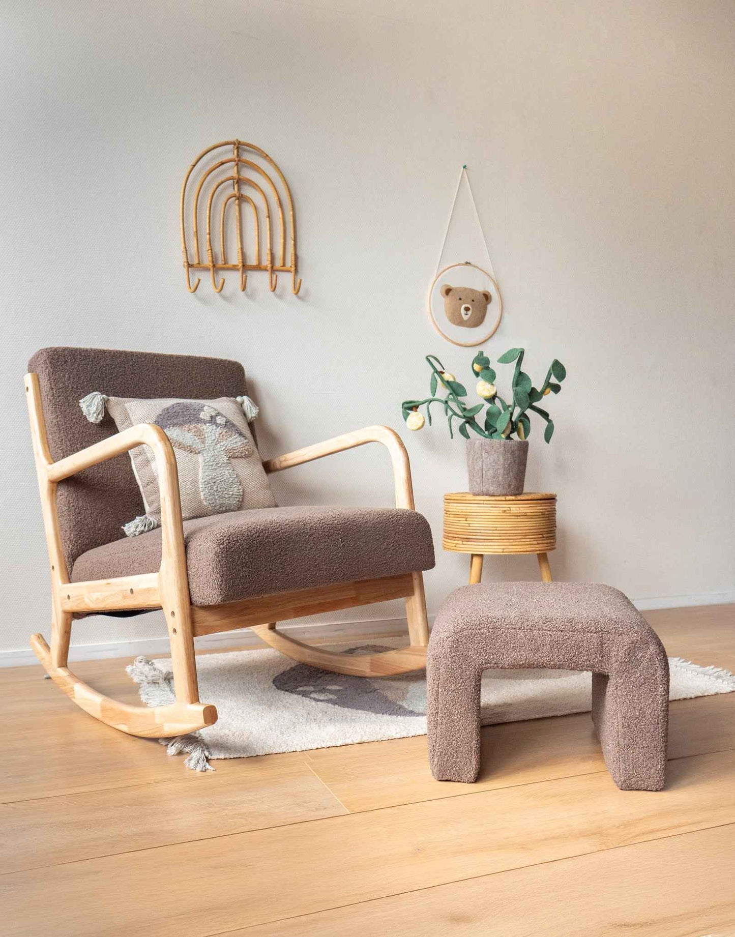 Kidsdepot voetenbank Alba - taupe