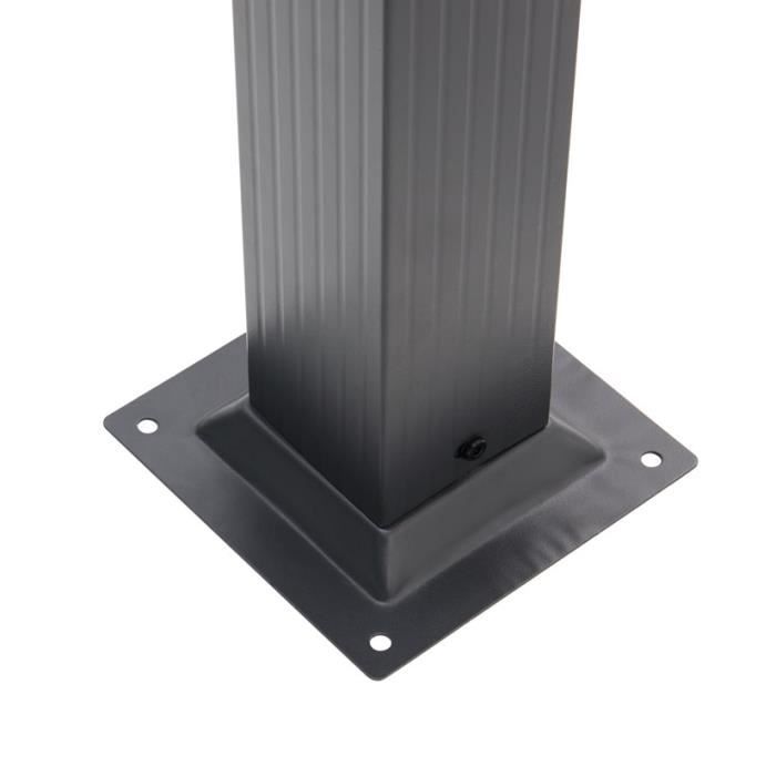 CORDOBA aluminum pergola - Beige - 3 x 3 meters