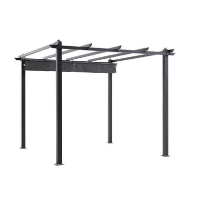 CORDOBA aluminum pergola - Gray - 3 x 3 m