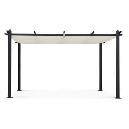 Aluminum pergola CORDOBA - Ecru - 4 x 3m