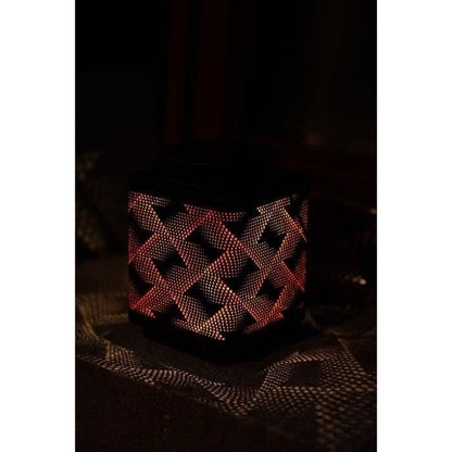 Solar Lantern - GARDEN ID Attract - Orange 16 x 16 h23 cm - 6 to 8 hours of autonomy - Mobile - On/off button.