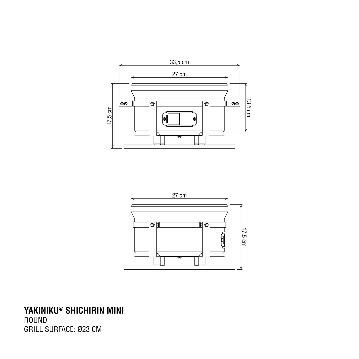 YAKINIKU MINI Shichirin Rond